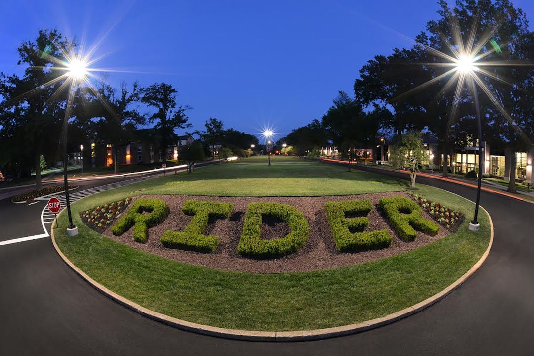 Commercial Lawn Maintenance at Rider University